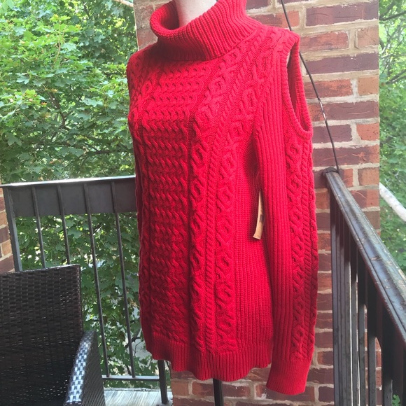Ruff Hewn Women’s Red Turtleneck Sweater L - Picture 8 of 8